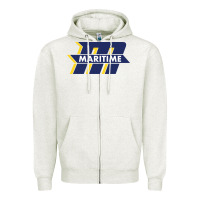 Oatmeal Heather massachusetts maritime academy Zipper Hoodie - artisFamous