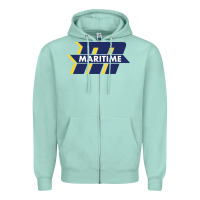 Seafoam massachusetts maritime academy Zipper Hoodie - artisFamous