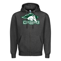 Charcoal Heather morrisville state college Zipper Hoodie - artisFamous