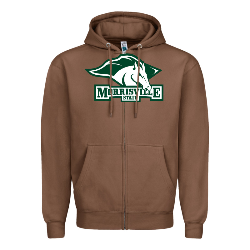 Morrisville State College Zipper Hoodie by artisFamous | Teevron
