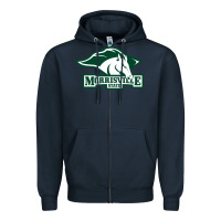 Navy morrisville state college Zipper Hoodie - artisFamous
