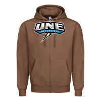 Chestnut new england university Zipper Hoodie - artisFamous