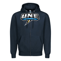 Navy new england university Zipper Hoodie - artisFamous