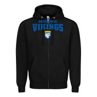 Black north park university Zipper Hoodie - artisFamous