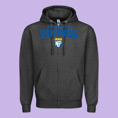 North Park University Zipper Hoodie Designed By Artisfamous