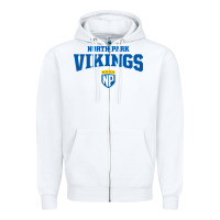 White north park university Zipper Hoodie - artisFamous