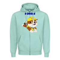 Seafoam rubble Zipper Hoodie - artisFamous
