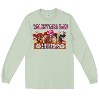 Matcha valentines day heifers Long Sleeve Tee - CowhideDigitalArt