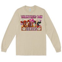 Mushroom valentines day heifers Long Sleeve Tee - CowhideDigitalArt