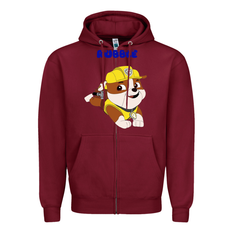 Rubble Zipper Hoodie by artisFamous | Teevron