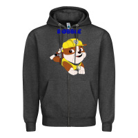 Charcoal Heather rubble Zipper Hoodie - artisFamous
