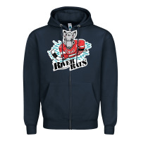 Navy albany river rats Zipper Hoodie - artisFamous