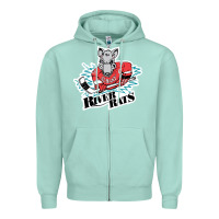Seafoam albany river rats Zipper Hoodie - artisFamous