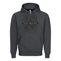 Smoke ı'm not complicated Zipper Hoodie - artisFamous
