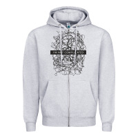 Heather Grey ı'm not complicated Zipper Hoodie - artisFamous