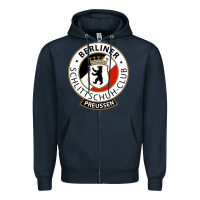 Navy bsc preussen Zipper Hoodie - artisFamous