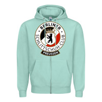 Seafoam bsc preussen Zipper Hoodie - artisFamous