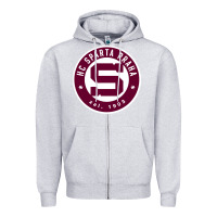 Heather Grey hc sparta praha Zipper Hoodie - artisFamous