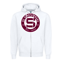 White hc sparta praha Zipper Hoodie - artisFamous