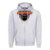 Heather Grey lehigh valley phantoms Zipper Hoodie - artisFamous