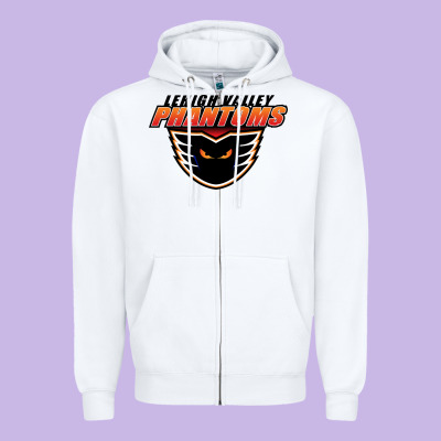 Lehigh Valley Phantoms Zipper Hoodie Designed By Artisfamous