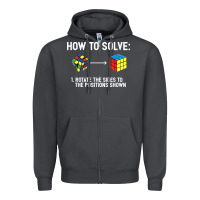 Smoke youth rubiks cube rotate the sides to the position shown cube Zipper Hoodie - DesigneFamous