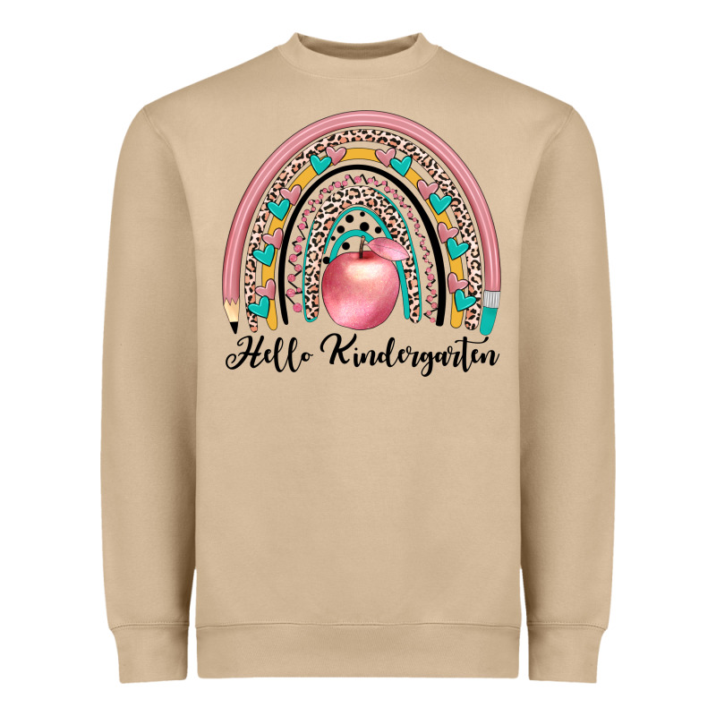 Hello Kindergarten Heavyweight Sweatshirt by JahusDesignShop | Teevron