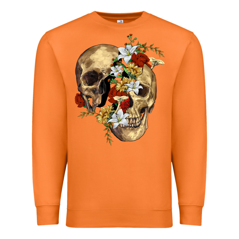 Nature Skull Premium Sweatshirt by RanaPortraitStore | Teevron