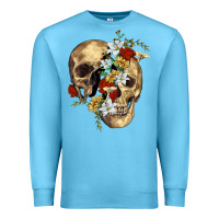 Ocean Blue nature skull Premium Sweatshirt - RanaPortraitStore