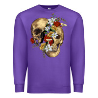 Purple nature skull Premium Sweatshirt - RanaPortraitStore