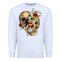 White nature skull Premium Sweatshirt - RanaPortraitStore