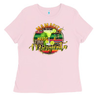 Bubblegum Pink Mamacita needs a margarita Mother's Day Ladies Tee - FaDigitalArtStudio