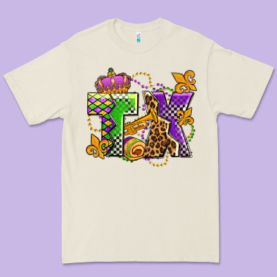 Texas Mardi Gras Olivia Premium Tee Designed By Oliviacreatesart