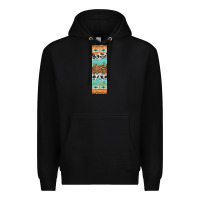Black fall pattern Premium Hoodie - Artiststas