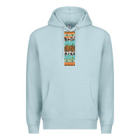 Blue Mist fall pattern Premium Hoodie - Artiststas