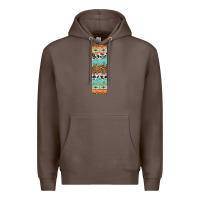 Coffee fall pattern Premium Hoodie - Artiststas