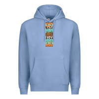 Colony Blue fall pattern Premium Hoodie - Artiststas