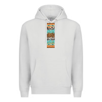 Dove Grey fall pattern Premium Hoodie - Artiststas