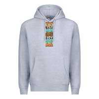 Heather Grey fall pattern Premium Hoodie - Artiststas