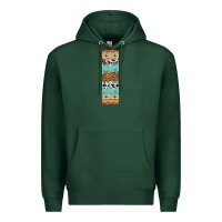 Sports Green fall pattern Premium Hoodie - Artiststas