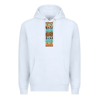White fall pattern Premium Hoodie - Artiststas