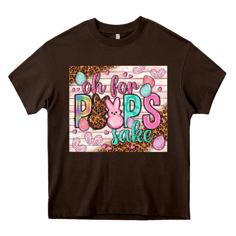 Oh For Peeps Sake Tumbler Easter Day Heavy Core Tee by HowdyJamesFarm | Teevron