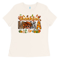Bone thankful mama and turkey bbs Ladies Tee - BundleAndBundleShop