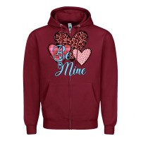 Burgundy hearts be mine Zipper Hoodie - JahusDesignShop