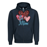 Navy hearts be mine Zipper Hoodie - JahusDesignShop