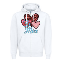 White hearts be mine Zipper Hoodie - JahusDesignShop