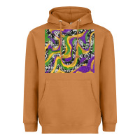 Meerkat mardi gras cowhide Heavyweight Hoodie - RanaPortraitStore