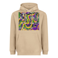 Mushroom mardi gras cowhide Heavyweight Hoodie - RanaPortraitStore