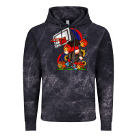 Cloud Black Basketball Gnome Vintage Hoodie - CowhideDigitalArt