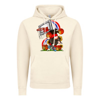 Vintage Artic Basketball Gnome Vintage Hoodie - CowhideDigitalArt